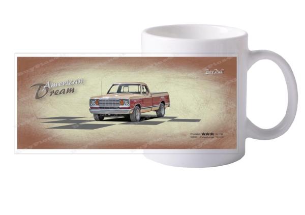 Keramiktasse mit Motiv von Pickup KTaPu2020-16